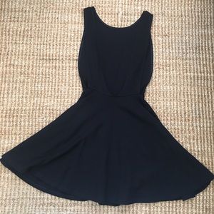 American Apparel Ponte Sleeveless Skater Dress